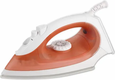 Obrázek produktu pro Žehlička Rosberg R51050FC, 2000 W, 150 ml, Keramická žehlicí plocha, Nastavitelná pára, Ukazatel hladiny vody, Termostat, Bílá/oranžová