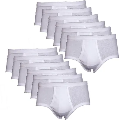 Produktbild von Herren Slip mit Eingriff Feinripp, Gr. :8, Pack:4 Pack