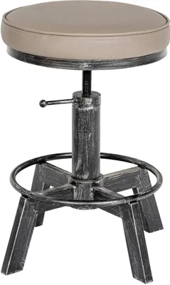Produktbild von 2er Set Hocker Destin antik silber