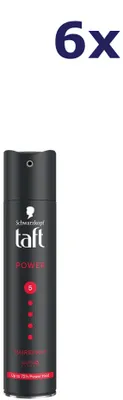 Produktbild von 6x Taft Hairspray 250ml Power Hold 5