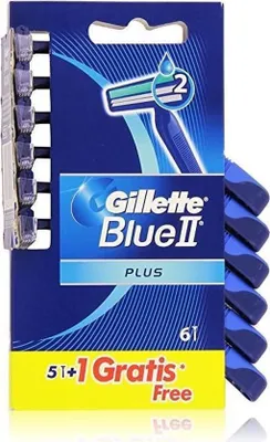 Immagine prodotto di Gillette Blue II Plus rasoio monouso 6 pz M