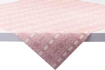 Produktbild von Sovie HORECA Tischdecke Stefanie in Creme-Bordeaux aus Linclass® Airlaid 80 x 80 cm, 20 Stück - Ornamente