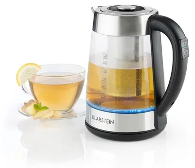 Obrázok produktu pre Klarstein Ostfriese, rýchlovarná kanvica, čajník, 2200W, 1,7l, odnímateľné sitko