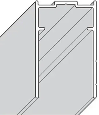 Produktbild von Novellini Young 2 0 Verbredingsprofiel Chroom