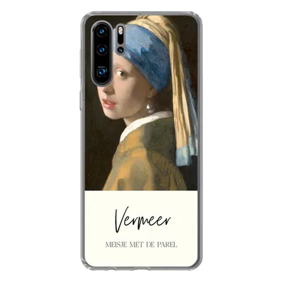 Produktbild von MuchoWow® Handyhülle Schutzhülle Hülle für Huawei P30 Pro Das Mädchen mit dem Perlenohrring - Vermeer Silikon Softcase Handy Hülle - Schutzdeckel