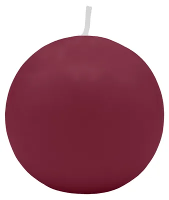 Produktbild von Kugelkerzen Rotbraun Ø 70 mm, 12 Stück