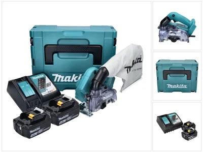 Produktbild von Makita DCC 500 RMJ Akku Diamantschneider 18 V 125 mm Brushless + 2x Akku 4,0 Ah + Ladegerät + Makpac