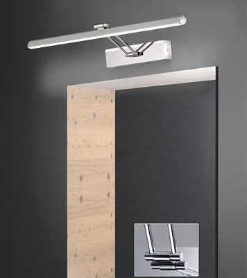Produktbild von Fischer & Honsel Baabe LED Badezimmer-Wandleuchte, Spiegelleuchte 8,5W warmweiss IP44 30127