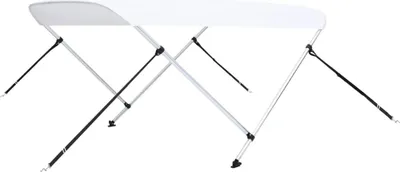 Zdjęcie produktu dla vidaXL 2-Bow Bimini Top White 180x150x110 cm