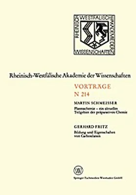 Obrázok produktu pre Plasmachemie - ein aktuelles Teilgebiet der präparativen Chemie. Bildung und Eigenschaften von Carbosilanen