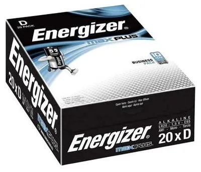 Produktbild von Energizer Batterie Max Plus E301323704 D/Mono/LR20 20 St./Pack.