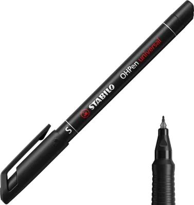 Productafbeelding van 10 stuks Lumocolor 236-2 universele krijtstiften, permanent, rood