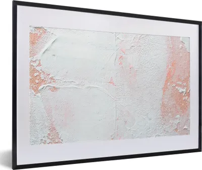 Produktbild von MuchoWow® Gerahmtes Poster Malerei - Abstrakt - Design 60x40 cm - Poster mit Schwarzem Bilderrahmen Wandposter Rahmen Foto Bilder - Schlafzimmer - Plakat in Rahmen - Drucken