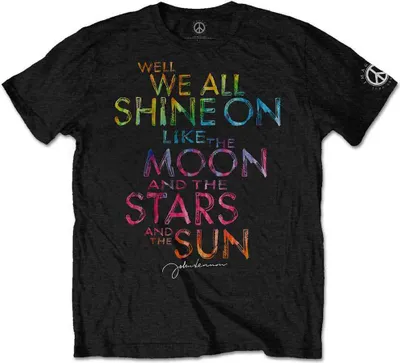Produktbild von John Lennon Shine On Black XL T-Shirt