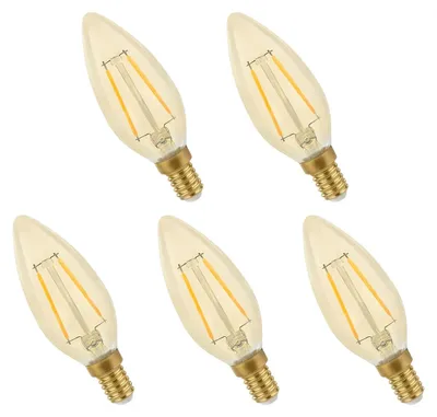 Produktbild von Spectrum E14 LED Lampe 2W 260lm 2400K Warmweiß 230V 5 Stück