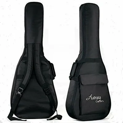 Produktbild von Gitarrentasche 40 41 Zoll Akustikgitarre Gigbag Wasserdichter Gitarrenrucksack Tasche Tasche Cover 19 mm Gepolstert