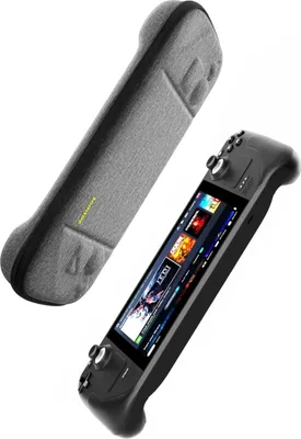 Produktbild von Tomtoc Tasche Case für Steam Deck Hard Shell - Rundumschutz Tragetasche für Steam Deck, Dunkelgrau
