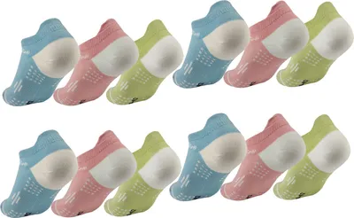 Immagine prodotto di 12 paia di calzini sportivi con risvolto sul tallone - cotone, traspiranti e confortevoli, Mix1/39-42