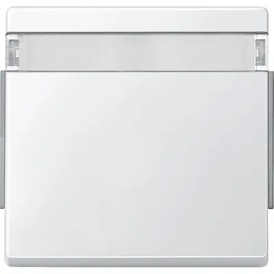Produktbild von MERTEN Wippe mit Schriftfeld 343919 beleuchtet Aquadesign polarweiss 343919 343919 (343919)