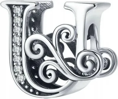 Zdjęcie produktu dla Charms do Pandora Zawieszka Charms Litera U Srebro 925