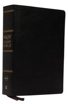 Image de NKJV Study Bible, Premium Tissu en fibres de cuir, Black, Comfort Print