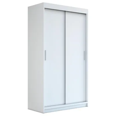 Produktbild von Schwebetürenschrank, 2-türig Schrank 120 cm mit Spiegel PAX