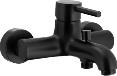 Produktbild von KFA Moza Wand-Wannenbatterie schwarz (5034-010-81)