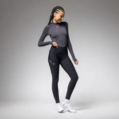 Produktbild von Alé Damen Fahrradhose Winter Schwarz 3XL