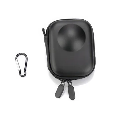 Produktbild von Kamerataschen, Tasche für DJI OSMO 360 Zubehör, Tragetasche für OSMO360 mit Karabiner Kunstleder Wasserdicht, Schwarz