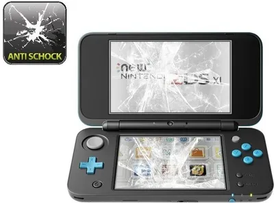 Produktbild von 2x Panzerfolie für Nintendo New 2DS XL ANTI-SCHOCK Displayschutzfolie ULTRA KLAR