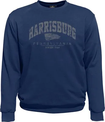 Produktbild von Übergrößen Sweatshirt AHORN SPORTSWEAR Harrisburg Grau Alpine Blue 8XL