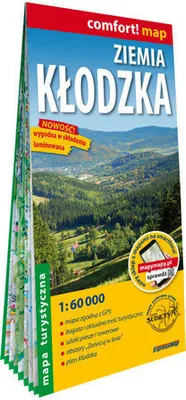 Obrázok produktu pre Ziemia Kłodzka laminowana mapa turystyczna 1:60 000