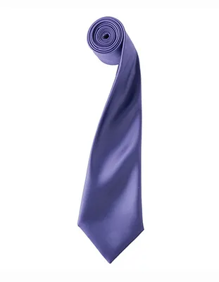 Produktbild von Premier Workwear PR750 | Satin Tie ŽColoursŽ / 144 x 8,5 cm - Farbe: Purple (ca. Pantone 269) - Größe: 144 x 8,5 cm