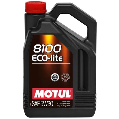 Image de 5 litres MOTUL 5W-30 8100 ECO-LITE DEXOS 1 GEN 2 Chrysler MS-6395 Fiat 9.55535-CR1 Ford WSS-M2C929-A Ford WSS-M2C946-A Ford WSS-M2C946-B1 Ford WSS-M2C961-A1 GM 4718-M GM 6094-M