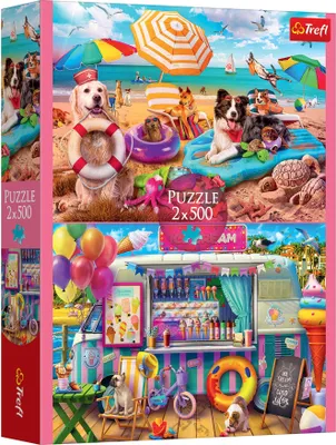 Image de Puzzles 2x500 Temps de vacances 37533