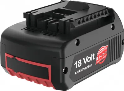 Productafbeelding van Bosch 18V 6Ah vervangende accu, lithium-ionaccu voor elektrisch gereedschap, compatibel met het Bosch Professional 18V GBA-systeem