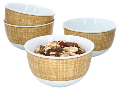 Produktbild von Ritzenhoff Brazil Gelb 4er Set Bowl-Schalen 450ml Müsli Salat Dessertschüssel