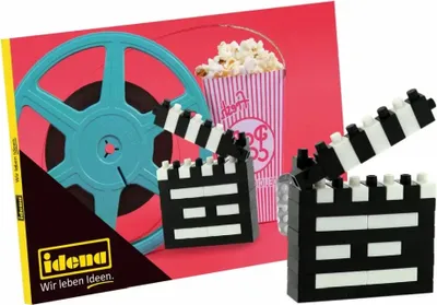 Produktbild von Idena Minibausteine Postkarte Filmklappe