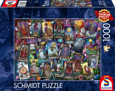 Produktbild von Schmidt Spiele Geheimnisvolle Tarotkarten, Puzzle, (1000 Teile)
