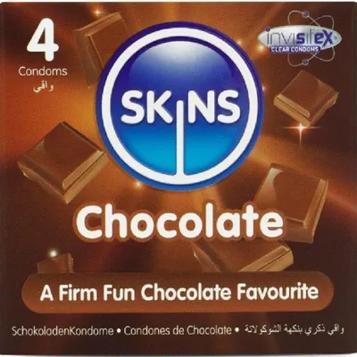 Immagine prodotto di Skins - Preservativi Premium Al Cioccolato Confezione Da 4