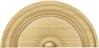 Produktbild von SELVA Zierteil Halbscheibe Holz