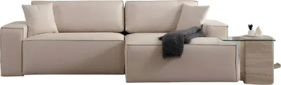 Immagine prodotto di Elegante soggiorno a L Divano bianco Divani in tessuto Divani angolari esclusivi