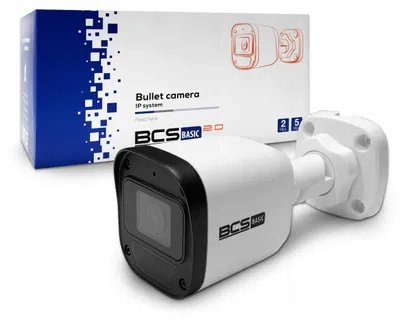 Produktbild von IP-Außen-Bulletkamera FullHD 5Mp 2.8Mm Ir30m Poe Onvif Dwdr 3D Dnr BCS