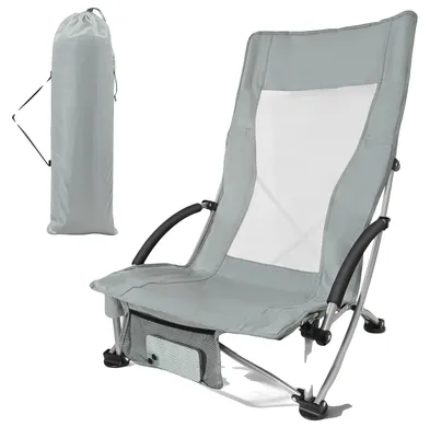 Produktbild von Campingstuhl, Leichtes Design, Ergonomischer Komfort, HELLGRAU