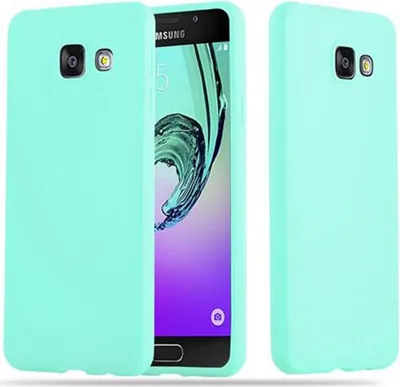 Produktbild von Cadorabo Hülle für Samsung Galaxy A3 2016 Schutzhülle in Blau Handyhülle TPU Silikon Etui Case Cover