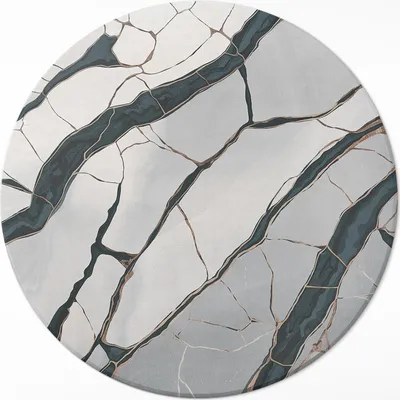 Produktbild von Grauer Stein in Perfektion– Vinylteppich – Indoor Teppich – Flur – Pflegeleicht – Runder Teppich – PVC Teppich – Outdoor Teppich – Pflegeleicht – fi 60cm