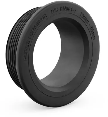 Produktbild von Crassus Gummiadapter Druckdichte 0,5 bar 73/50 mm Spannweite, CRA10005
