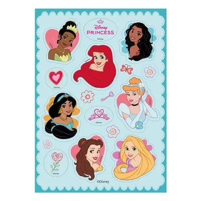 Produktbild von dekora - Essbare Disney Prinzessinnen Oblate - Glutenfrei, Zuckerfrei & Vegan