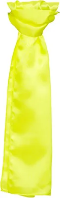 Immagine prodotto di Sciarpa di raso da donna - Colore: Limone - Dimensioni: 120 x 25cm