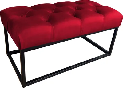 Zdjęcie produktu dla Ławka CHESTERFIELD LOFT MG31 pufa podnóżek metal
